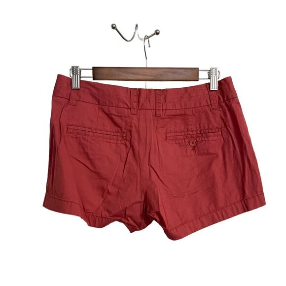 J. Crew Womens Pink Mid Rise Pockets Cotton Broken In Chino Shorts Size 4 - Picture 8 of 8